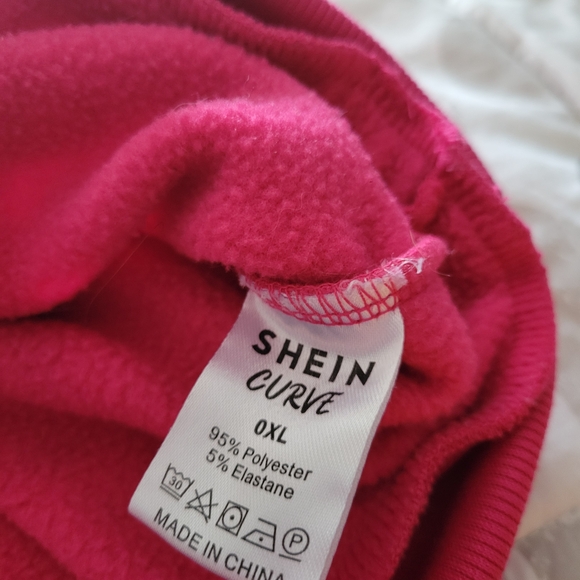 Hot Pink Hoodie "You Are Enough" - Picture 4 of 5